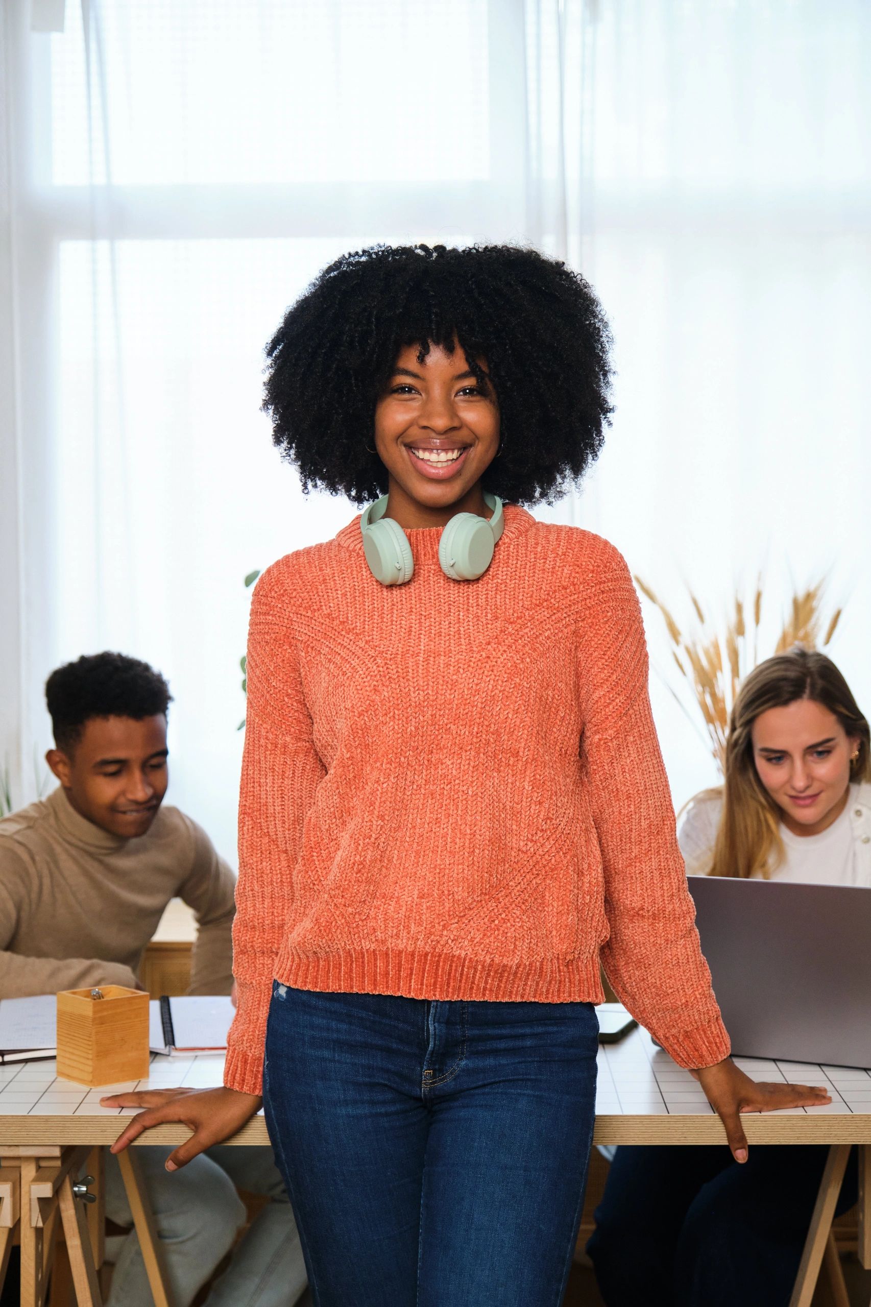Portrait of a smiling student